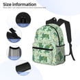 thumbnail image 5 of Vsdgher Cute Dinosaurs in Space Print Unisex Large Capacity Bookbag Schoolbag Casual Daypack for High School/College/Teens/Travel/Work, 5 of 8