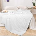 thumbnail image 4 of TRAHOO-100% Cotton Thermal Blanket, Breathable Bed Blanket Queen Size, Soft Waffle Blanket, Queen Blanket, All Season Cotton Blanket, White, 4 of 4