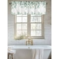 thumbnail image 6 of Eucalyptus Leaves Valances for Windows Vines Branch Plants Watercolor Kitchen Valance Curtain Rod Pocket Small Curtains for Cafe Bathroom Laundry Basement 42" x 12", 6 of 8