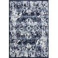 thumbnail image 6 of Abani Babylon Collection Navy Blue 5' x 8' Farmhouse Vintage Area Rug, 6 of 7