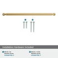 thumbnail image 4 of Amerock Cowrie 12-5/8 inch (320mm) Center-to-Center Champagne Bronze Cabinet Pull, 4 of 6