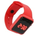 thumbnail image 1 of Reloj Deportivo, Forma Cuadrada, Estilo Elegante, Reloj Digital Suave Y Cómodo, Diseño Con Retroiluminación De Pantalla LED Para Viajes Y Actividades De Ocio, 1 of 7