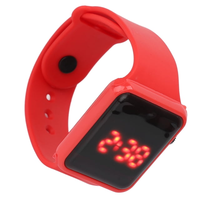 Reloj Deportivo, Forma Cuadrada, Estilo Elegante, Reloj Digital Suave Y Cómodo, Diseño Con Retroiluminación De Pantalla LED Para Viajes Y Actividades De Ocio