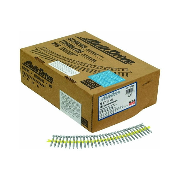 Quik Drive Collated Galvanized Wood Screws