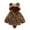 Coffee, variant on Generic Toddler Sweater Boys Girls Fall and Winter Leopard Print Shape Padded Jacket Zip Up Teddy Coat Warm Winter Outwear(3-6 Months,Coffee)