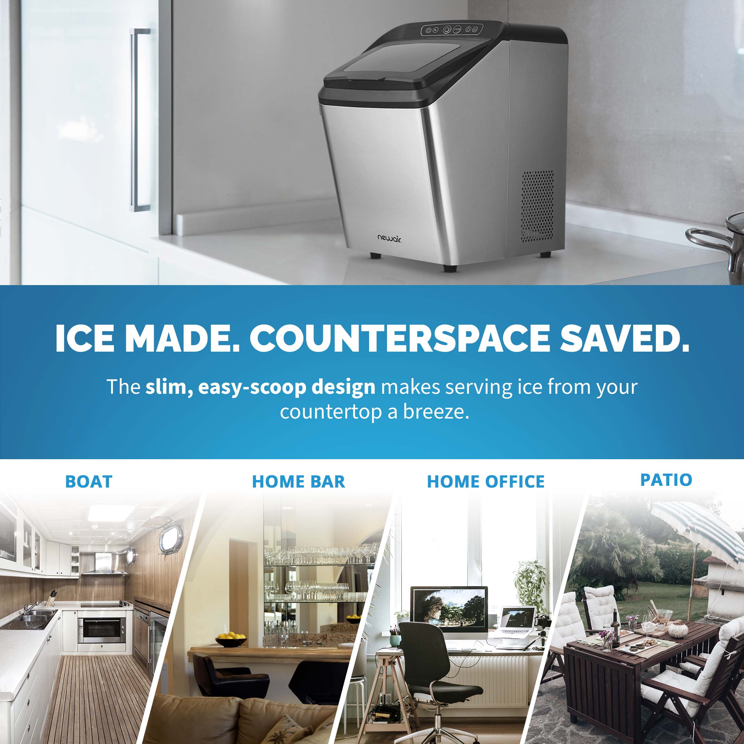 Say Goodbye to Boredom Eating with the Newair Nugget Ice Maker (NIM030SS00)