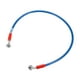 thumbnail image 1 of 60 cm 23.62 "Longitud 10 mm ID Motocicleta Hidráulico Línea de freno Tubo de manguera de aceite 28 ° 0 ° Cable trenzado de acero inoxidable para ATV Motocross Sport Bikes Azul, 1 of 1