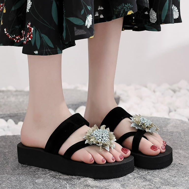 Eczipvz Womens Sandals Comfort Cushion Footbed Women Dressy Summer Walking  Adjustable Shoes 