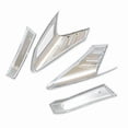 thumbnail image 3 of 4Pcs Car Silver Rear Tail Light Lamp Eyebrow Cover Trim for C- 2016-2018, 3 of 5