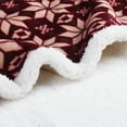 thumbnail image 4 of Catalonia Sherpa Fleece Throw Blanket, Soft Plush Couch Blanket, TV Bed Blanket, Comfy Warm Heavy Throws, Comfort Caring Gift, Stella, 50" x 60", 4 of 6