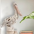 thumbnail image 5 of Corner Merchant Coral Reef Pelican Nautical Beach Home Decor, White, 13 3/4 in x 10 in x 5 in, 1, 5 of 6