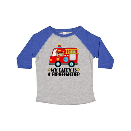 

Inktastic Fireman Daddy is a Firefighter Gift Toddler Boy or Toddler Girl T-Shirt