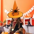 thumbnail image 4 of Gallickan Witch Hats for Woman Girls, Halloween Spider Witches Hats, Girls Witch Hats, Halloween Decorations for Outdoor Party Accessories, Orange, 4 of 5