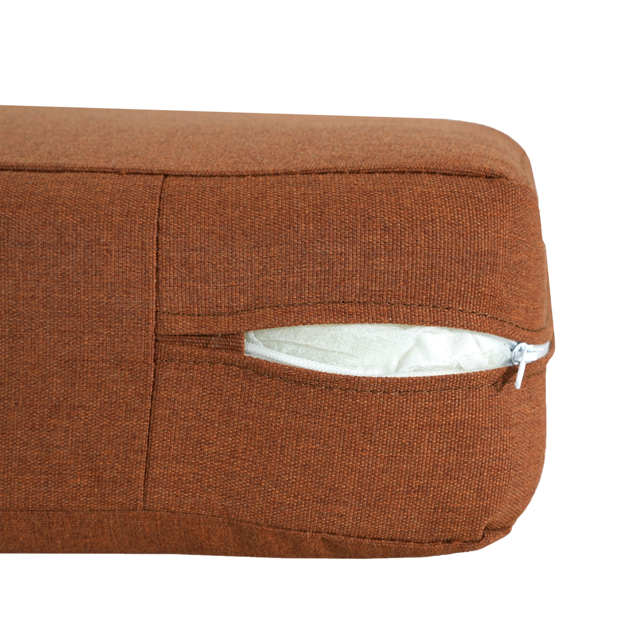 Christopher Knight Home 2-Piece Outdoor Deep Seat Cushion Set, 24"x 24"x 5", Orange