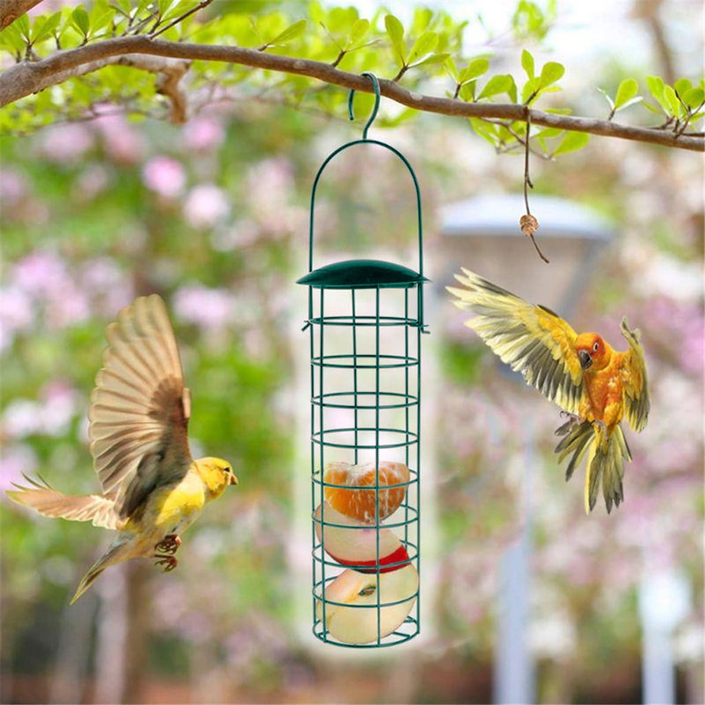 Bird Feeder Wild Birds Feeding Garden Tree Hanging Food Container