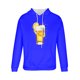 thumbnail image 4 of Sudadera con capucha para hombre, estilo casual, con cuello redondo, estampado, manga larga, blusa de poliéster, 4 of 5
