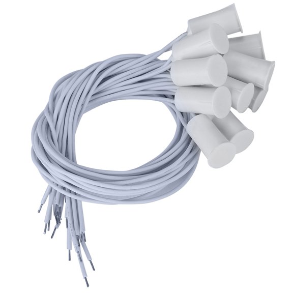 Interruptor Magnético del sensor de ventana de Puerta Con Cable de 10 piezas para el de aarma de la Casa Sin Fuente de Alimentacia externa conectada Directamento A Los Puertos