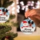 thumbnail image 5 of Fiudx Adornos Navideños de Madera, Decoración para Árbol de Doble Cara, Impresión Por Sublimación de Alta Temperatura, Diseño Versátil para Colgar, Regalo Ideal para Fiestas, 7 Cm de Diámetro, Juego, 5 of 6