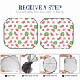 thumbnail image 5 of Picia Hand Drawn Watermelon 2 Piece Car Windshield Sun Shade Foldable | Foldable Sun Shield for Front Window Blocks UV Rays and Keeps Your Vehicle Cool-Medium, 5 of 7