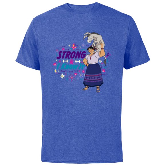 Disney Encanto Luisa Strong I know It - Short Sleeve Cotton T-Shirt for Adults - Customized-Royal Heather