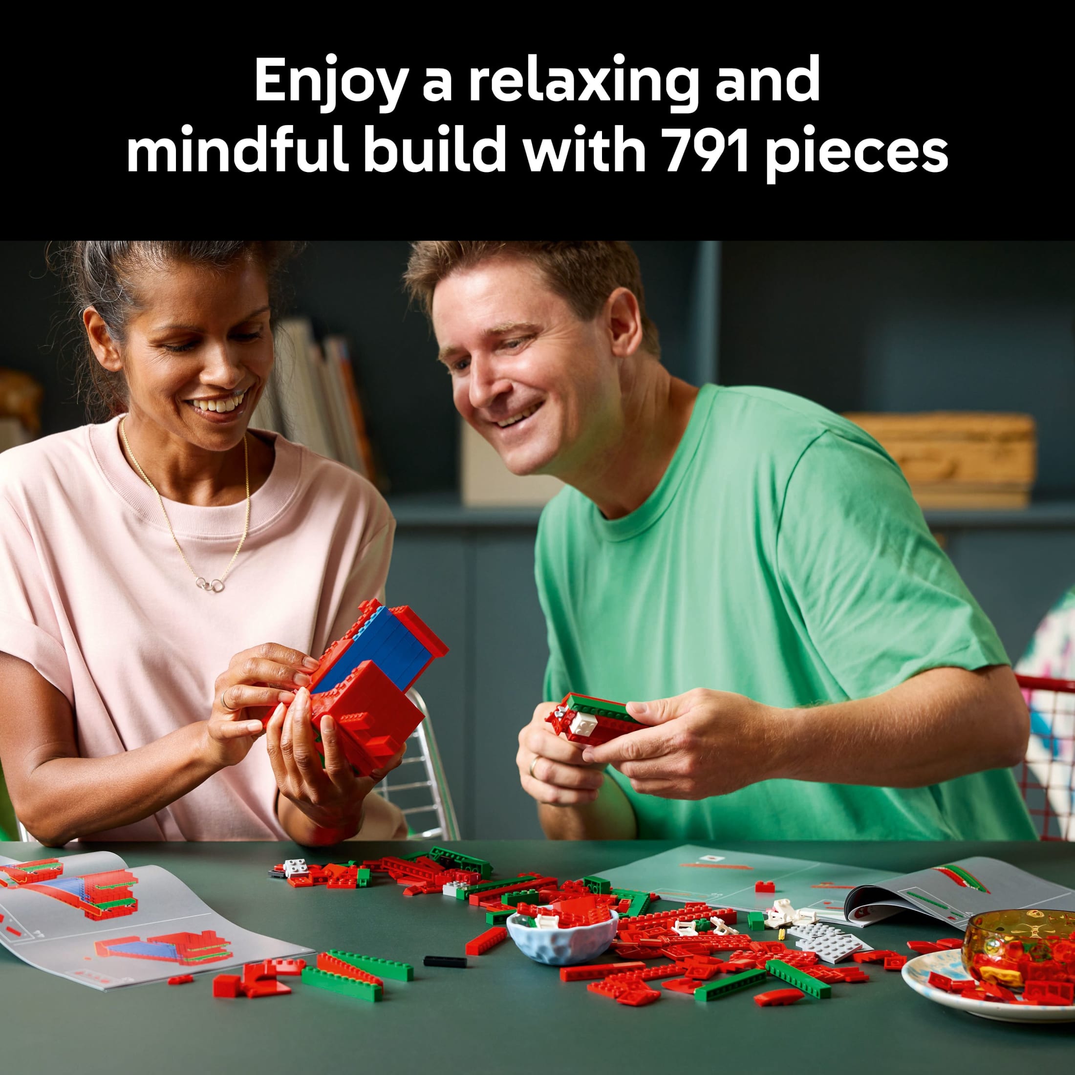 LEGO Art Love Set de Construcción Coleccionable - Kit de Manualidades para Adultos Mayores de 18 Años - Regalos de Cumpleaños - Decoración para el Hogar para Exhibir en Mesa - 31214 4