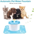 thumbnail image 2 of Fuente de agua para gatos MFZFUKR silenciosa de flor para gatos perros y Pequeños animales, 2 of 7
