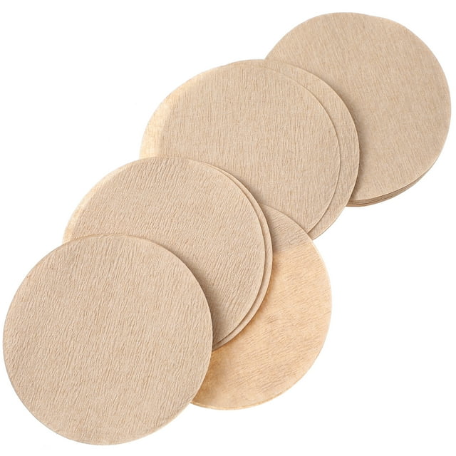 KAKOWELY Coffee Filter 300pcs Round Coffee Filter Paper Espresso Maker Filters for DIY Coffee2.36"X2.36"(LxW)