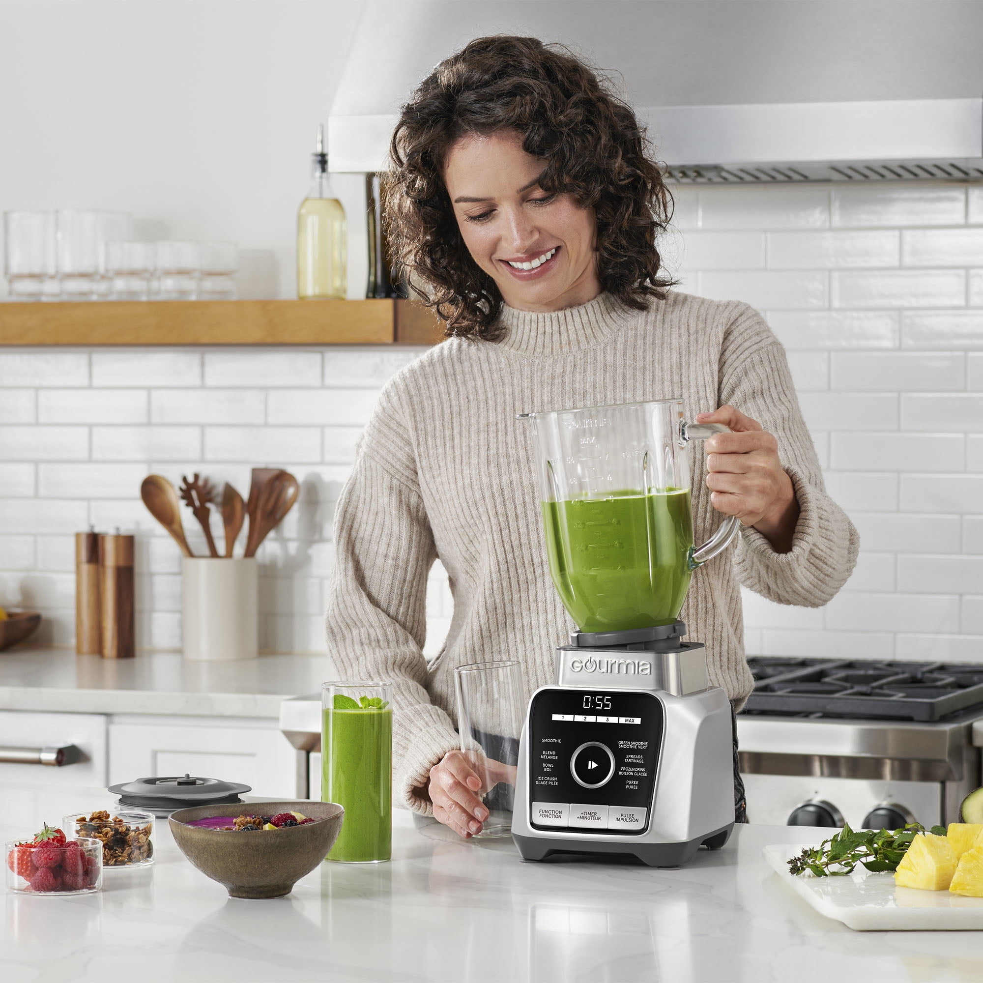 Gourmia 7-Cup Digital Blender with 8 Blending Programs, Gourmia 7-Cup Digital Blender with 8 Blending Programs