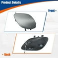 thumbnail image 5 of Unique Bargains Front Right Side Car Bumper Tow Hook Cover Moon Grey for Mercedes-Benz C-Class W205 14-18 No.A2058850724, 5 of 6