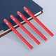 thumbnail image 4 of Frosted Grip Ballpoint Ink Pen Set | GP380 Non-Slip Office Exam Writing Pen | Smooth Black Blue Red Plastic Barrel | Comfort Serrated Texture | 15cm | 12 Pack | 24ml, 4 of 6