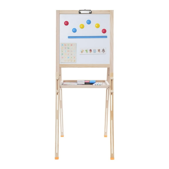 Art Easel, Adjustable Easel, Free Standing Easel, Wood Color 45*45cm