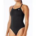 thumbnail image 4 of TYR Women's Swimsuit Size 32 - Chlorine Proof, Keyhole Back, Medium Neckline Flexible Straps, Keyhole Back & Moderate Cut Leg - Durafast Elite Fabric, Diamondfit Style, Durable, Sleek & Eco-Friendly, 4 of 10