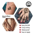 thumbnail image 3 of Kit de tatuaje temporal Yomagine, 4 unidades, pasta para tatuajes, con forma de cono, 3 of 9