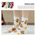 thumbnail image 2 of Christmas Stockings Winter Socks for Men 4 Pairs Middle Tube Snowman Decorate Women's, 2 of 6
