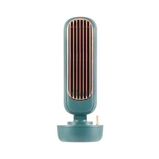 Inteprter Ventilador enfriador de aire portátil, aire acondicionado, ventilador de refrigeración de aire de escritorio, humidificador, 5W, 220ml, Electrodomésticos Verde Inteprter HA006579-03B