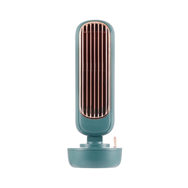 Inteprter Ventilador enfriador de aire portátil, aire acondicionado, ventilador de refrigeración de aire de escritorio, humidificador, 5W, 220ml, Electrodomésticos Verde Inteprter HA006579-03B