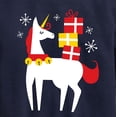 thumbnail image 3 of Instant Message - Christmas Unicorn - Kids Crew Fleece, 3 of 6