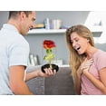 thumbnail image 3 of Artificial Rose Flower With Led Light, Gifts For Her Birthday Valentin, 3 of 4