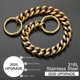 thumbnail image 4 of Collar de perro de cadena de oro de metal resistente a la masticación Collar de cadena en P de 15 mm Collar de cachorro de lujo para perros pequeños medianos grandes 55 cm. Afortunado Sencillez, 4 of 5