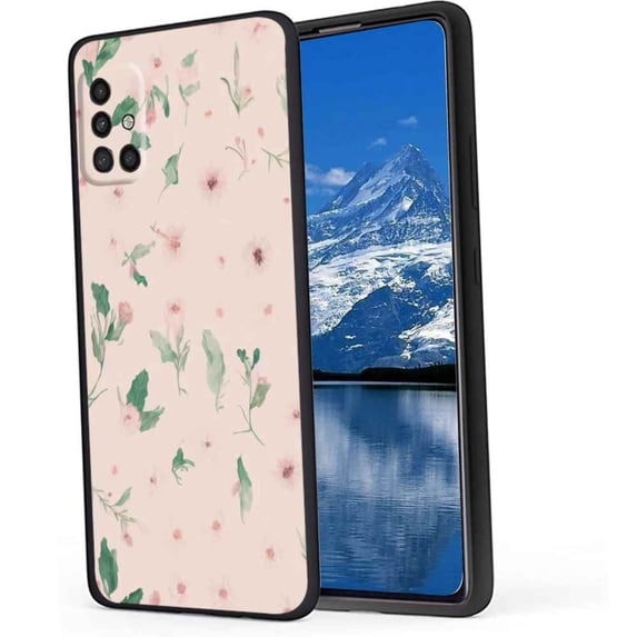 Floral-300 Phone Case, Degined for Samsung Galaxy A71 4G Case Men Women, Flexible Silicone Shockproof Case for Samsung Galaxy A71 4G