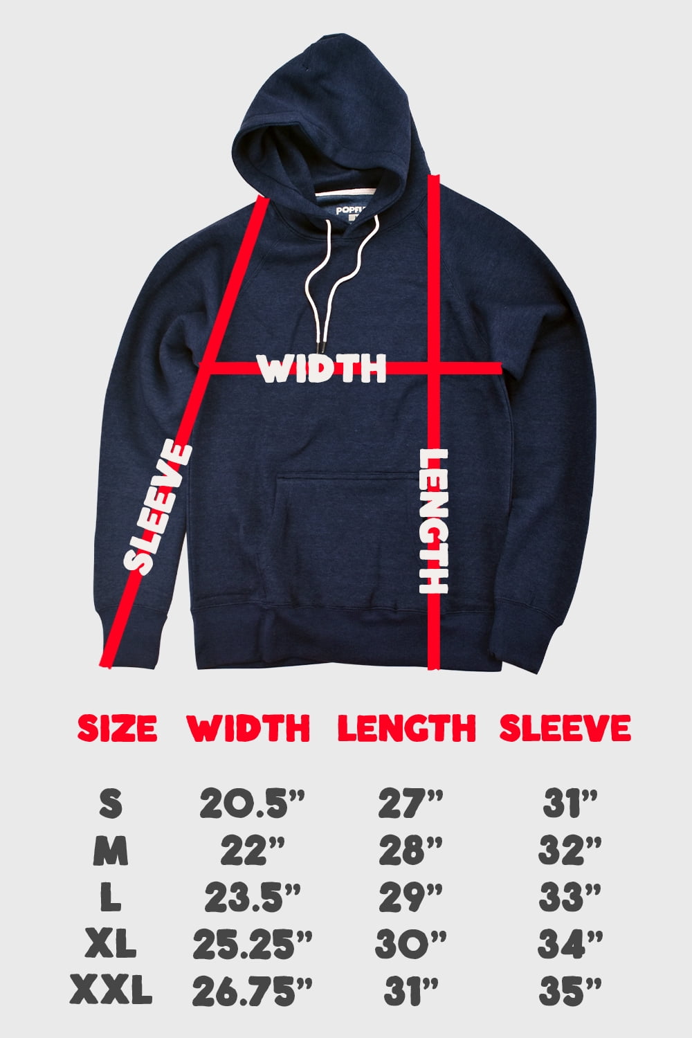 Ford Flag Logo Unisex Adult Slim Fit Pull-Over Heather Hoodie, Navy, Small