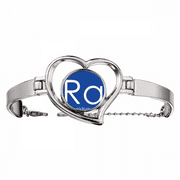 Chestry Elements Period Table Alkaline Earth Metal Radium Ra Bracelet Heart Jewelry Wire Bangle