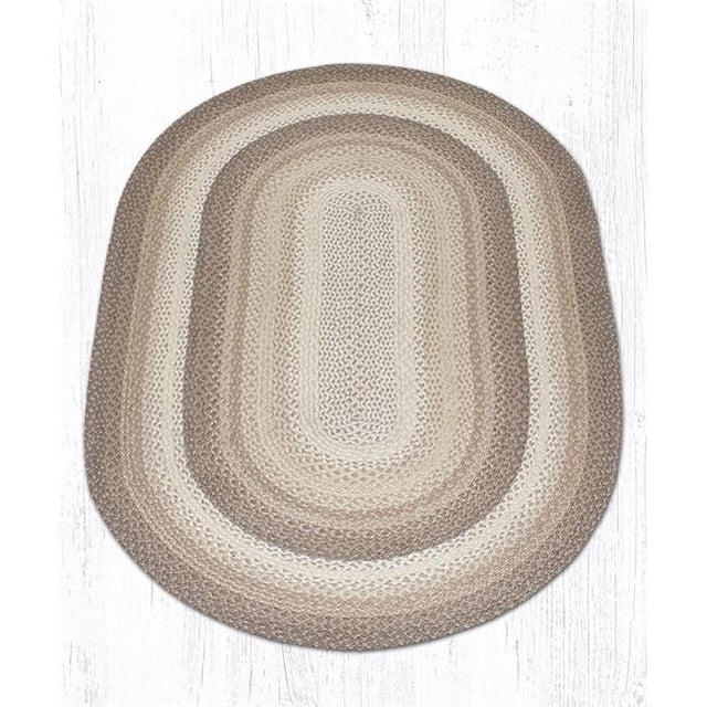 Tapis Tressé Naturel 4 x 6 Pieds