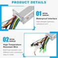 thumbnail image 4 of Controlador de motor sin motor 36V/48V 350W, controlador de velocidad para scooters eléctricos, 4 of 5