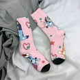 thumbnail image 5 of Silaia Bluey Print Adult Socks, Athletic Socks, Mens and Womens Crew Cushion Socks,Work Athletic Running Socks,Casual Breathable Socks, 5 of 6