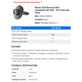 thumbnail image 2 of Washer Fluid Reservoir Bolt - Compatible with 2000 - 2014 Chevy Tahoe 2001 2002 2003 2004 2005 2006 2007 2008 2009 2010 2011 2012 2013, 2 of 2