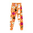 thumbnail image 6 of Kogui Halloween Pjs Kids 2-Piece Cute Ghost Pumpkin Print Soft Sleepwear Set Long Sleeve Kids Pjs 2T 3T (Gold,2-3 Years), 6 of 7