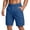 1#Dark Blue, variant on BRANROY Men's Utility Cargo Shorts - Relaxed Waist Casual Shorts with Multiple Pockets for Work, Leisure, and Outdoor Activities,Beige L
