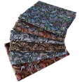 thumbnail image 1 of 6 Pcs Floral Fabric Bundles Set Colorful Paisley Pattern Cotton Quilting Fabric For Sewing Crafting Project, 1 of 7