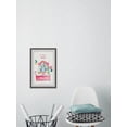 thumbnail image 6 of Pink Bed Reading Framed Painting Print, 6 of 6